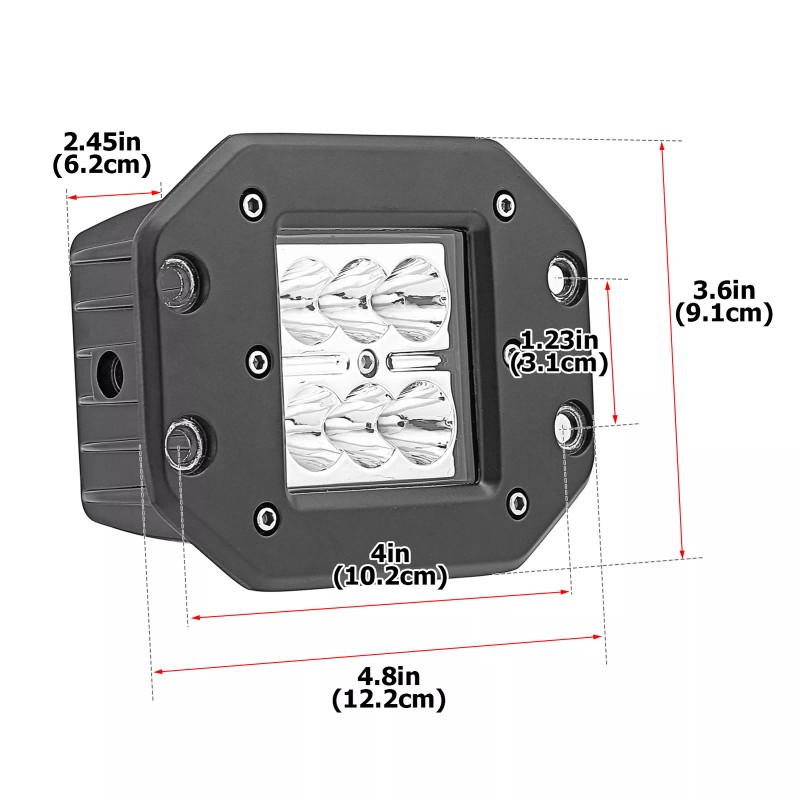 21ST For 1994-2000 Honda FourTrax 300 LED Fog Light Pods