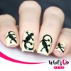 Whats Up Nails - Lizard Vinyl Stencils for Nail Art