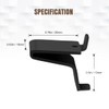 Lenink 256P-ZC Adjustable Pilaster Shelf Clip, 28 Pcs Black Shelving