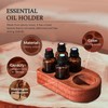 RoseFlower Ebony Essential Oil Holder Stand - 1 Large &