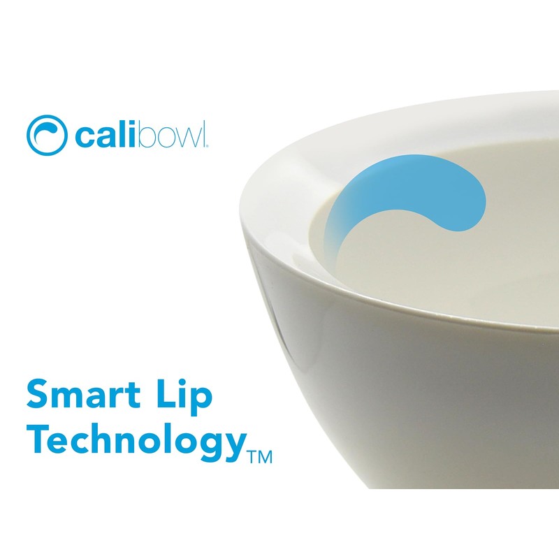 CaliBowl Non-Spill Plastic Bowl Set - 20oz Reuseable Kitchen Bowls