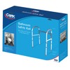 Carex Toilet Safety Rails, Adjustable and Detachable Toilet Safety Frame