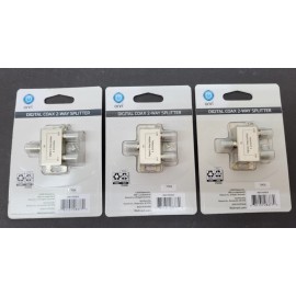 Onn Digital Coax 2-way splitter New lot of 3