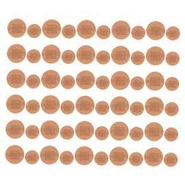 WOONEKY 100pcs Breathable Elastic Fabric Finger Flexible Round Plasters for Joint Protection Coverage for Outdoor Activities and Daily Use