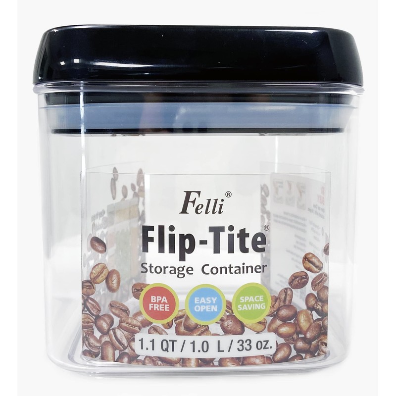 Felli Flip-Tite Storage Container 1.1 QT / 33 OZ
