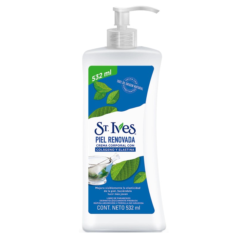 ST IVES Crema Corporal Colágeno y Elastina Piel Renovada 532ml