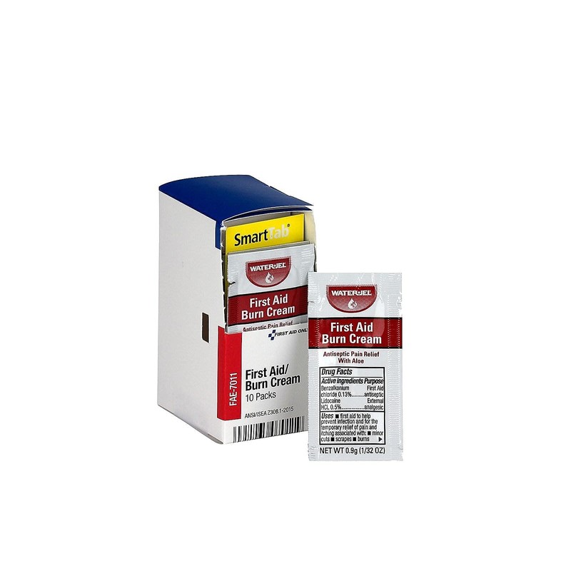 First Aid Only FAE-7011 SmartCompliance Refill Burn Cream Packets, 10