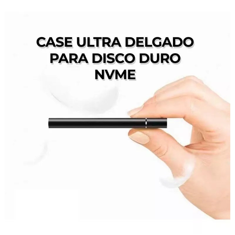 EGTMA Case Disco Ssd M.2 Nvme Con Cables Tipo C
