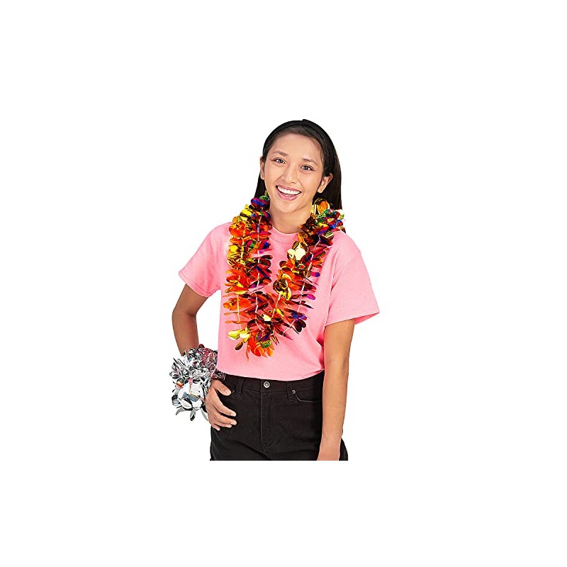 Fun Express Metallic Leis - 12 Pieces