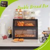 Farmhouse Bread Box for Kitchen Countertop Bread box Double Layer
