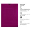 Lashuma Badezimmermatte Maschinenwaschbar 50x70 cm schnelltrocknend, Linz Violett - Orchidee