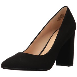Nine West Women's Astoria9x9 Pump, Black Suede, 9.5