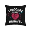 Crochet Crocheting Throw Pillow