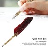Quill Pen Set Exquisite Retro Smoothing Writing Feather Pen Caligraphy