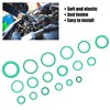 270Pcs Green O Ring Kit, Sealing O Ring Assorted Kit,