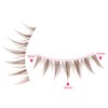 10 Pairs Brown False Eyelashes Clear Band Cartoon False Eyelashes