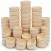 40 Pack Wooden Bowls, Mini Pinch Bowls Set for DIY