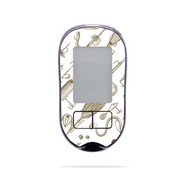 MightySkins Skin Compatible with Accu-Chek Aviva Plus - Retro Lures | Protective, Durable, and Unique Vinyl Decal wrap Cover | Easy to Apply, Remove, and Change Styles | Made in The USA