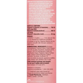 PediaVit Liquid Multi with Vitamins A, D & C | Ideal for Children 1-3 Years | Essential Multivitamin to Support Growth and Immune Function | Oral Solution, 50mL