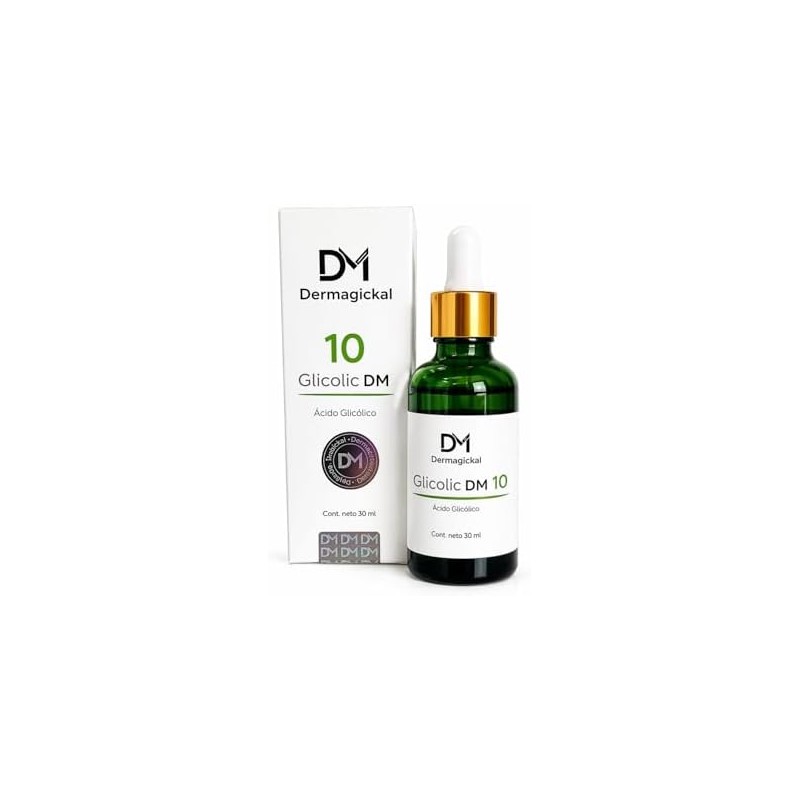 Glicolic DM 10, Sérum Facial con Ácido Glicólico al 10%,