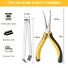 Fish Bone Pliers Tweezers Kit for All Kind of Fish
