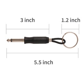 Lesdexzz 4pcs Guitar Key Holder & Keychains for Music Love Who Want to Express Their Style (4-Jack)