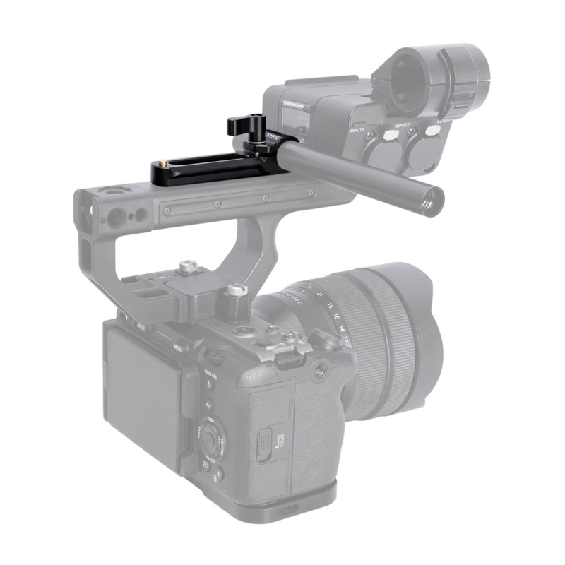 NICEYRIG 15mm Single Rod Holder to Quick Release NATO Rail,