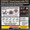 Dynatex 49495 All Purpose Thread Sealant with PTFE, -65 to