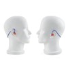 5 Pairs Corded Ear Plugs Reusable Silicone Earplugs with String