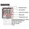 Digital Anemometer with LCD Display Wind Speed and Temperature Meter