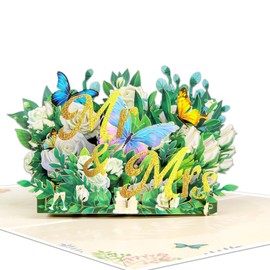 GREETING ART Wedding Card, Pop Up Wedding Card, Mr and Mrs Wedding Card, Bridal Shower Card, Engagement Card, Mr & Mrs Card, Sweet Card for Him, Her, Men, Women