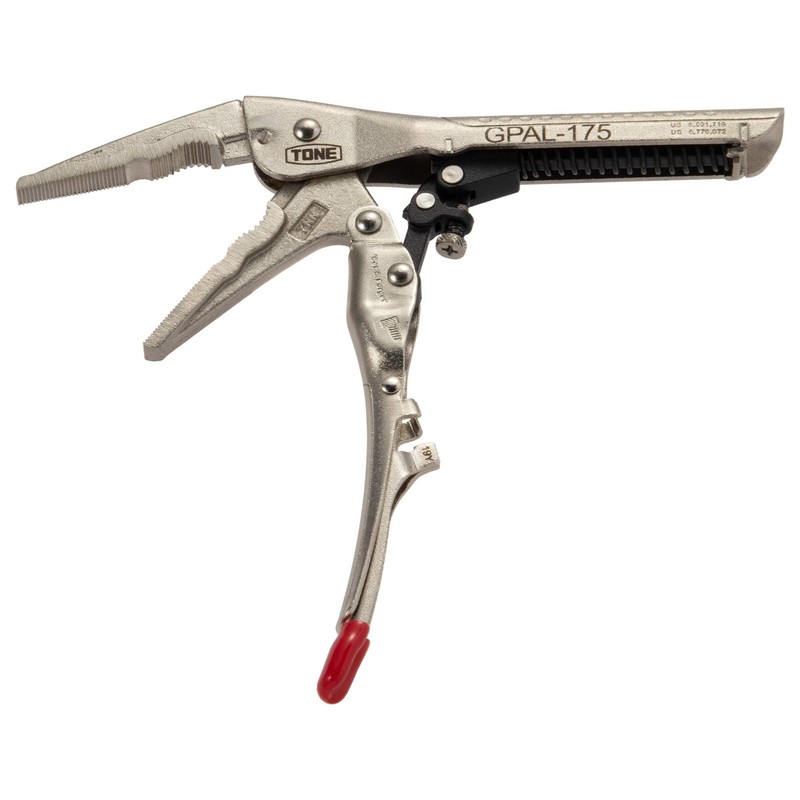Tone Auto Grip Pliers (Long Nose Type) GPAL-175, Total Length