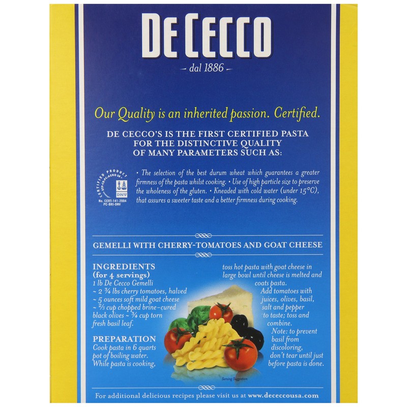 DeCecco Gemelli, No. 97, 1 Pound Box