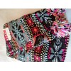 Bongo Ladies Winter Scarf One Size Multi Color Pom Pom