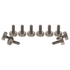 PrecisionGeek - Thumb Screws M3 x 10mm Flat Knurled Stainless