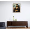 Mona Lisa on NYC Map Original Art Poster Print 11x14"
