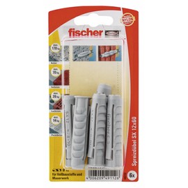 Fischer Expansion dowel SX 12 x 60 K SB card, 049112