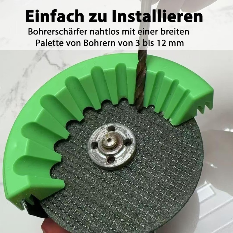 HAFRILY Pack of 3 Drill Grinder Portable Drill Grinding 3-12