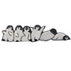 ZEGIN Cute Penguin Patch Embroidered Applique Iron On Sew On