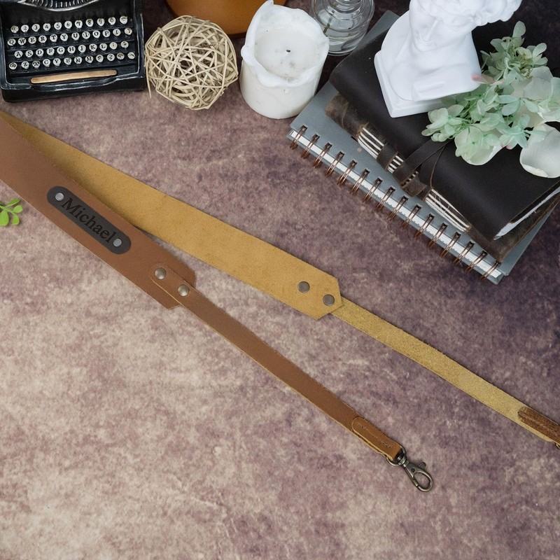 sourcing map Leather Straps Strip Belt 1.2cm(0.5" Width) 100cm(40" Length)