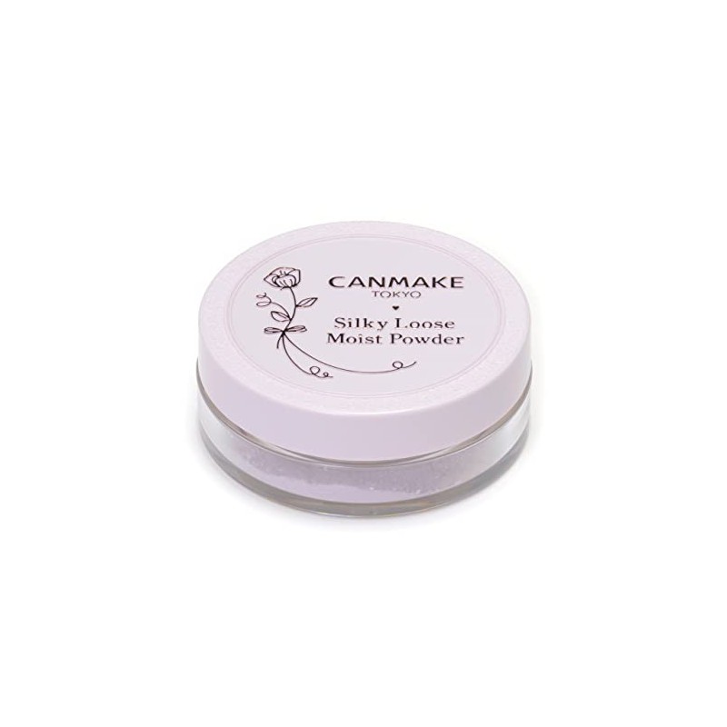 Canmake Silky Loose Moist Powder 02 Sheer Lavender 0.21 oz