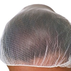 Liberty Glove-White Honey Comb Hair Nets 18", 500/Case