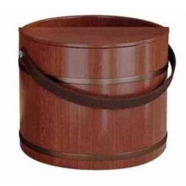 습식마사지 나무족욕통 마사지샵 원목 휴대용 족욕통 찜질 Wooden Foot Massage Soak Tub Portable Spa Bucket