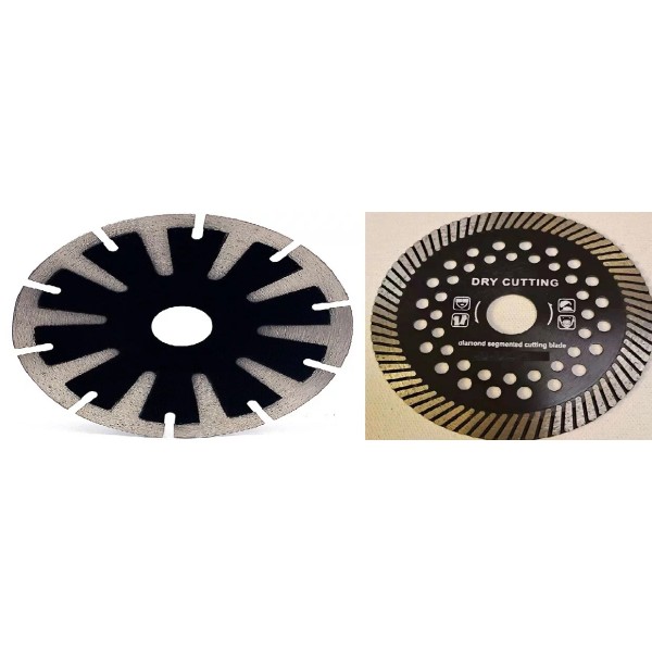 Roxx 7" Diamond Convex curved & Turbo Saw Blade for