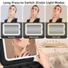 Bolsa de Maquillaje Profesional con Espejo LED, con Pequeño Espejo