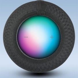 BANGCHEER Speaker Dust Cover for Homepod 2, Mesh Speaker Cloth, Smart Cover with Charging Hole, High-Grade Nylon, Black