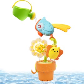 Kqpoinw Bath Toy Baby from 1 2 Years, Water Toy Children's Bath Toy with Hooks, Birds and Bees, Suction Cup Toy, Baby Pool Toy, Gift from 1 2 3 4 Years