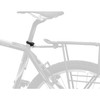 Seatclamp, Alloy, Black, With Socket For Mounting A Rear Carrier,