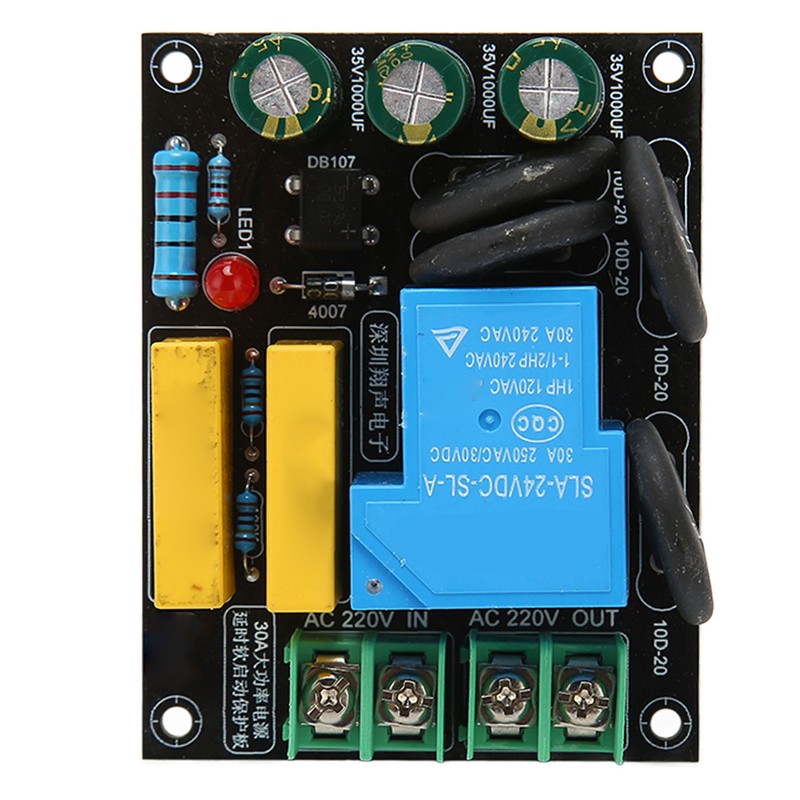 30A 6600W Soft Start Protection Module for Class A Amplifier