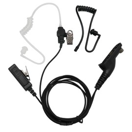 XPR 7550e Earpiece Mic Compatible with Motorola APX 6000 XPR7550e APX 8000 APX 7000 4000 XPR 7580e 7380e XPR 7550 7350e 7350 APX6000 APX7000 APX8000 XPR7550 Radio Security Door Supervisor